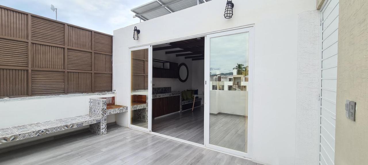 Moderno Depa Con Terraza Y Vista Extraordinaria Manzanillo Exterior foto